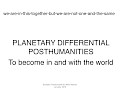 Human, Inhuman, Posthuman: Implications for the Academic Humanities
